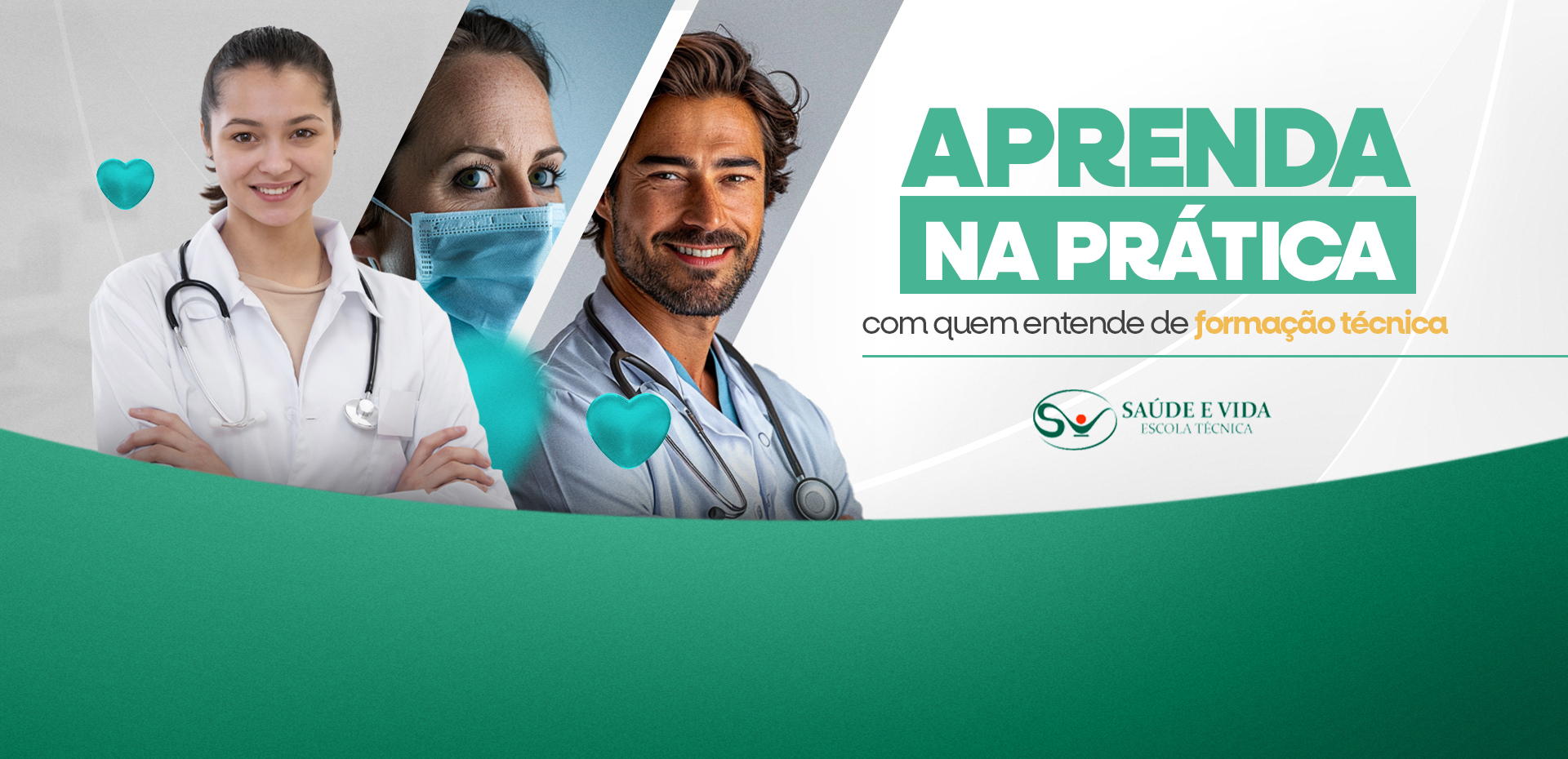 Escola Saúde e Vida - Banner Oficial